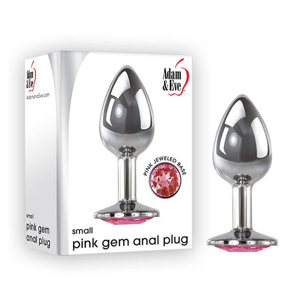 Adam & Eve Anal Plug – Small, Metal – Silver – 7.1 cm