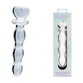 Clarity - Hera's Cascade - 15 cm Body-Safe Clear Glass Dildo for Wellness and Pleasure