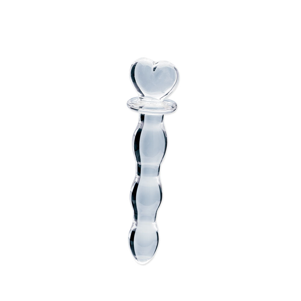 Clarity - Hera's Cascade - 15 cm Body-Safe Clear Glass Dildo for Wellness and Pleasure