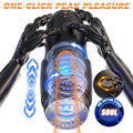 CyberSkin Masturbator – USB Rechargeable, Thrusting & Rotating – Black