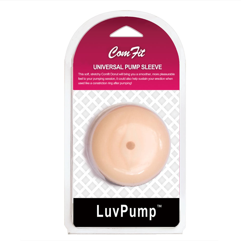 LuvPump ComFit Universal Penis Pump Sleeve - Flesh - Body-Safe Silicone for Enhanced Comfort and Performance