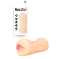 Adam & Eve Bang & Blow Dual-Ended Deep Throat Stroker – Flesh Vagina & Mouth Sensation (Perfect for All)