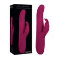 Eve's Twirling Rabbit Thruster - Purple (24.1 cm, USB Rechargeable, Body-Safe Silicone Thrusting Vibrator)