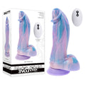 Evolved USB Rechargeable Vibrating Dildo – Multicoloured Fantasy Dongs for Intimate Pleasure