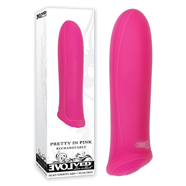 Evolved Pretty In Pink - USB Rechargeable 8.6 cm (3.4'') Body-Safe Silicone Bullet Vibrator
