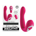 Evolved BUCK WILD - USB Rechargeable Flicking Vibrator in Vibrant Pink (20 cm, Body-Safe Silicone)