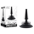 Evolved Beginner-Friendly Metal Vibrating Butt Plug – Black Chrome (11.2 cm, USB Rechargeable)