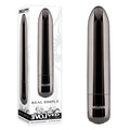 Evolved REAL SIMPLE - Black Chrome 10 cm USB Rechargeable Pleasure Bullet for Enhanced Wellness