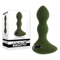 Evolved LIEUTENANT - Green USB Rechargeable Vibrating Butt Plug (12.2 cm, Body-Safe Silicone)