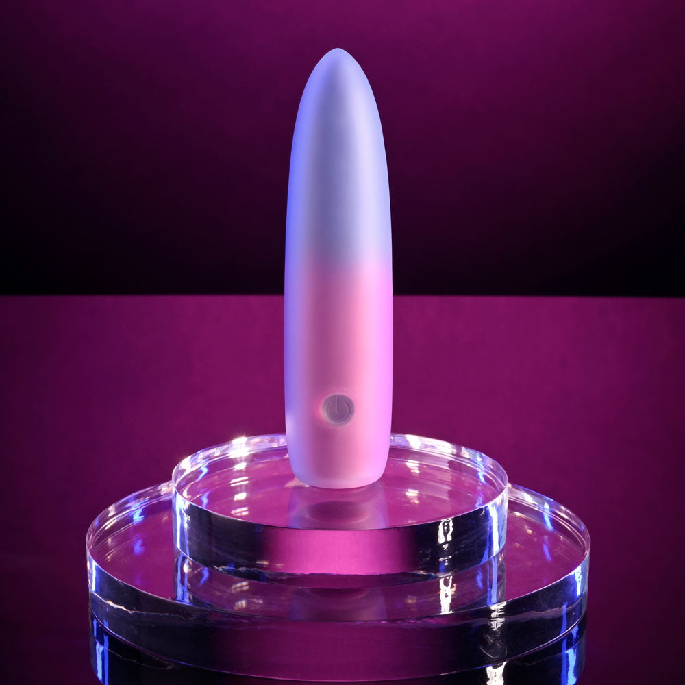 Evolved Paradise Bullet - USB Rechargeable 10.2 cm Vibrating Massager in Pink/Purple