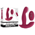 Evolved USB Rechargeable Vibrator with Remote – Body-Safe Silicone – Burgundy Red