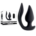 Evolved The Genie - Black 11.2 cm USB Rechargeable Vibrating Plug with Wireless Remote Control for Wellness and Pleasure