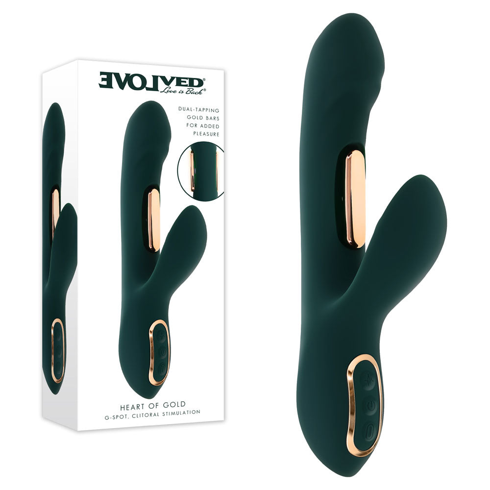 Evolved Vibrator – Rechargeable, Body-Safe Silicone – Green