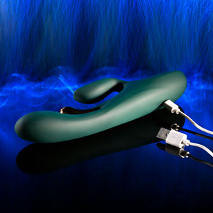 Evolved Golden Goddess green rabbit vibrator – image 9