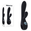 Evolved USB Rechargeable Rabbit Vibrator – Body-Safe Silicone – 20 cm – Black