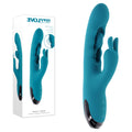 Evolved Rabbit Vibrator – Rechargeable, Body-Safe Silicone – Flicking Shaft – Blue