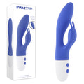 Evolved FUNNY BUNNY – Blue 20 cm Body-Safe USB Rechargeable Rabbit Vibrator for Wellness