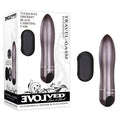 Evolved Travel-Gasm - Gray 9 cm USB Rechargeable Bullet Vibrator with Travel Case for On-the-Go Pleasure