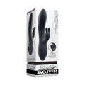 Evolved RABBIT HOLE - Black USB Rechargeable Rabbit Vibrator (21.2 cm, Body-Safe Silicone)