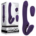 Evolved 2 BECOME 1 - Purple 23.5 cm USB Rechargeable Strapless Strap-On with Remote Control for Wellness and Intimacy