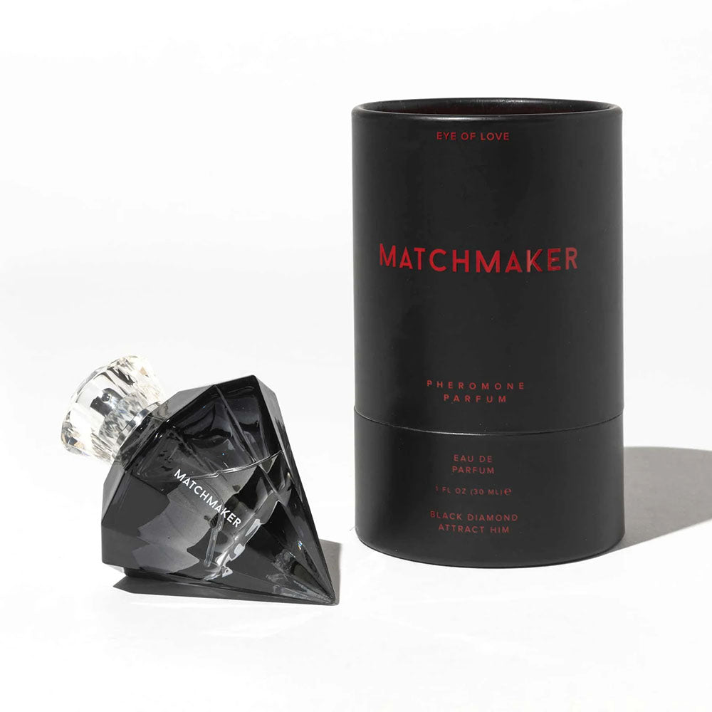 Eye of Love Matchmaker Black Diamond Pheromone Cologne for All Genders - 30 ml Spray to Attract and Enhance Connections