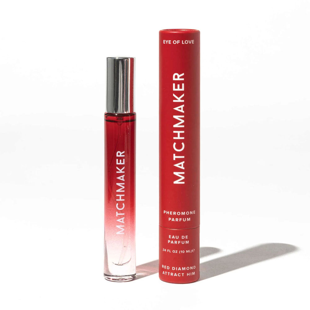 Eye of Love Matchmaker Red Diamond Pheromone Perfume - 10 ml Unisex Attraction Spray for Enhanced Connections