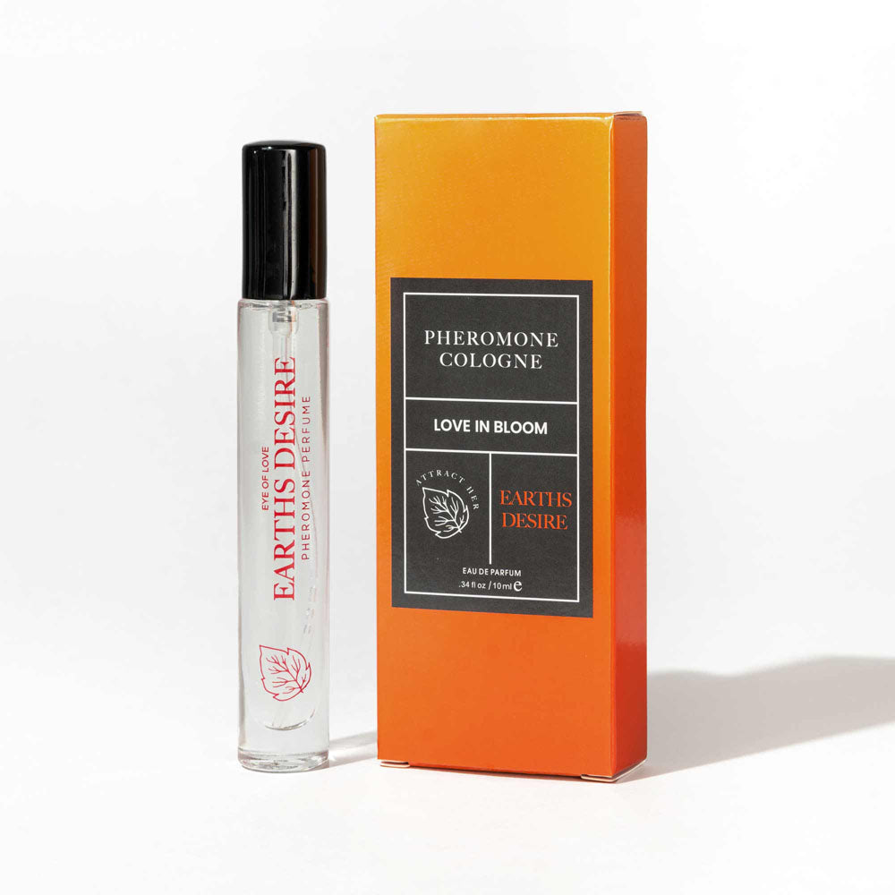 Eye Of Love Love In Bloom Earth’s Desire Pheromone Cologne – 10ml Unisex Cypress & Bergamot Scented Spray for Attraction