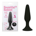 Beautiful Behind Butt Plug – Body-Safe Silicone – Black – 11.5 cm