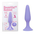 Beautiful Behind - Body-Safe Silicone 11.5 cm Butt Plug in Purple (Ergonomic Design, Perfect for Wellness)