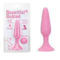 Beautiful Behind Butt Plug – Body-Safe Silicone – Pink – 11.5 cm