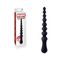 Beads Hunter - Body-Safe Silicone Anal Beads - 24.1 cm - Black (Flexible & Easy to Clean)