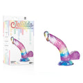 Jellido Body-Safe Clear Curved Dildo – 14 cm (Non-Phallic, Flexible Design)