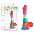 Jellido Body-Safe Clear Silicone Dildo - 14 cm Length (Gender-Neutral, Non-Toxic)