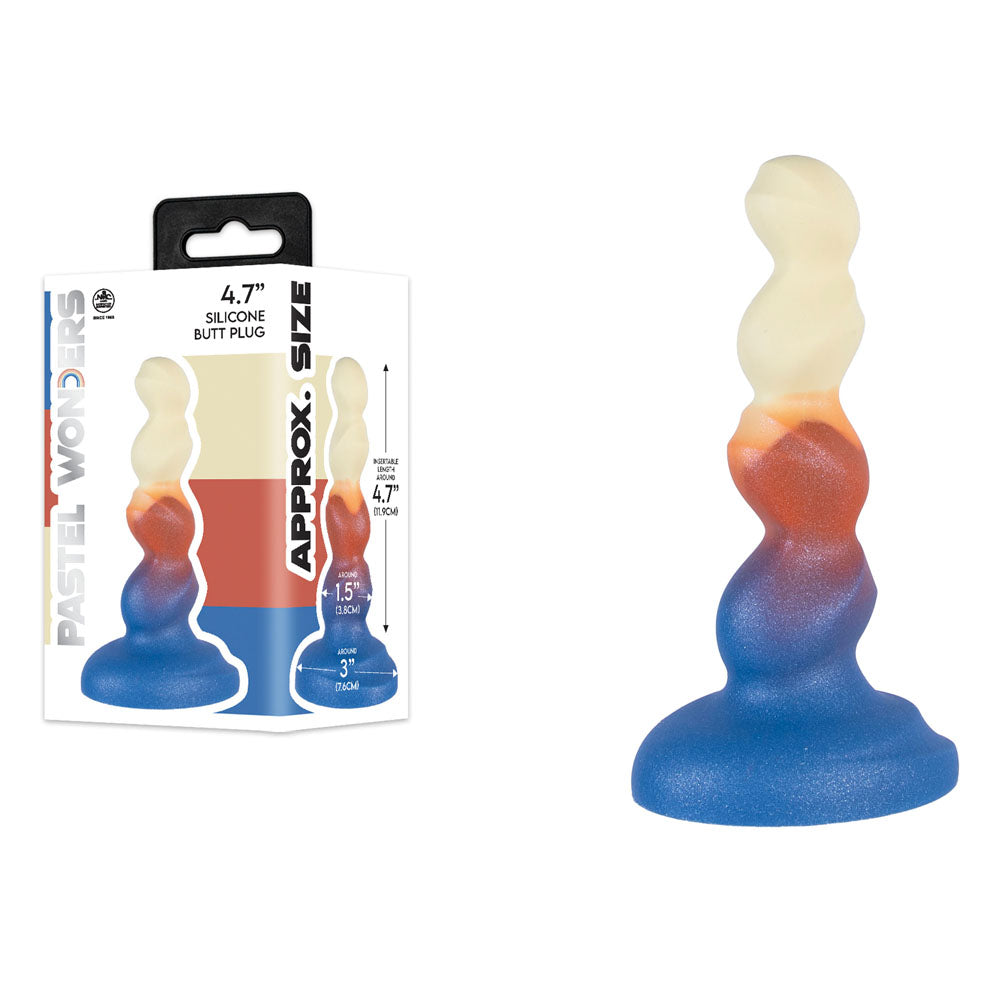 Pastel Wonders 11.9 cm Silicone Butt Plug for Beginners