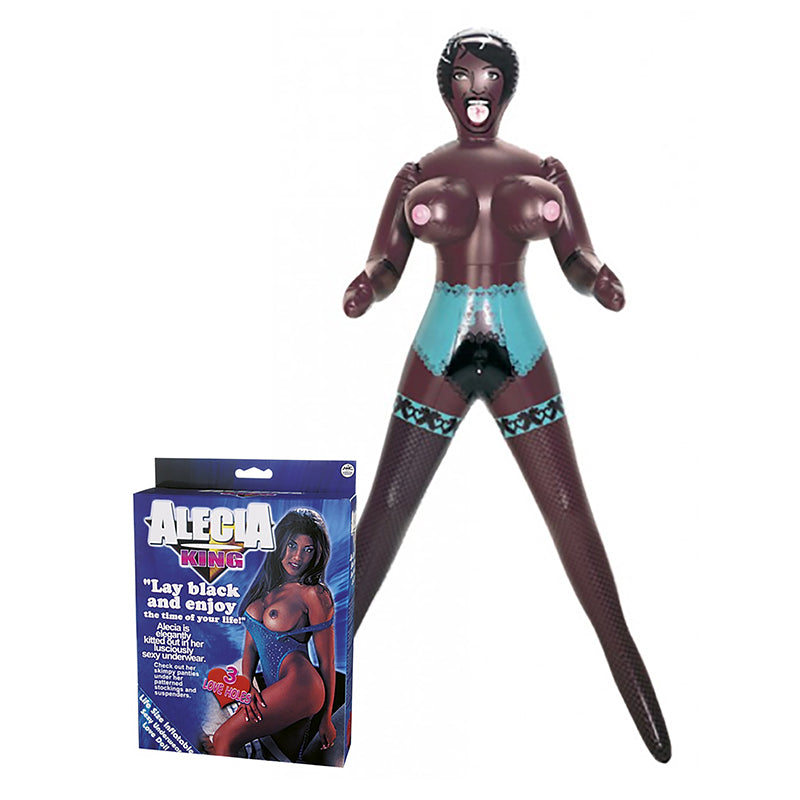 Alecia King Doll – Inflatable, Fun Design – Pink