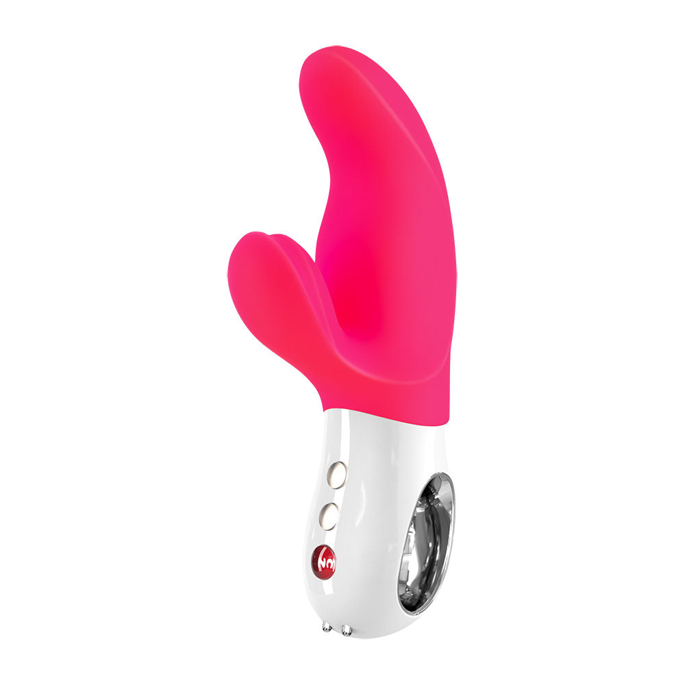 Fun Factory MISS BI Rabbit Vibrator - Pink 17 cm (USB Rechargeable, Body-Safe Silicone)