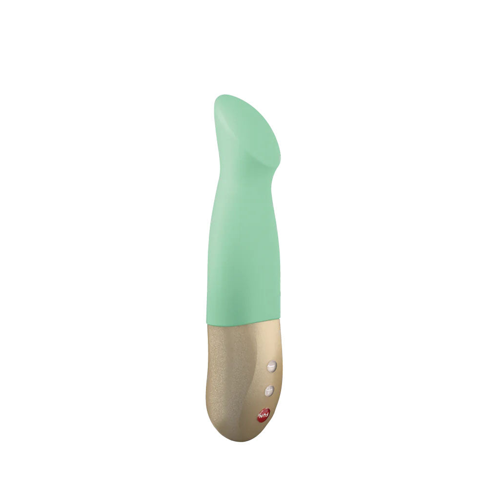 Fun Factory SUNDAZE Thrusting Vibrator – Pistachio Green, 17.5 cm USB Rechargeable, Body-Safe Silicone