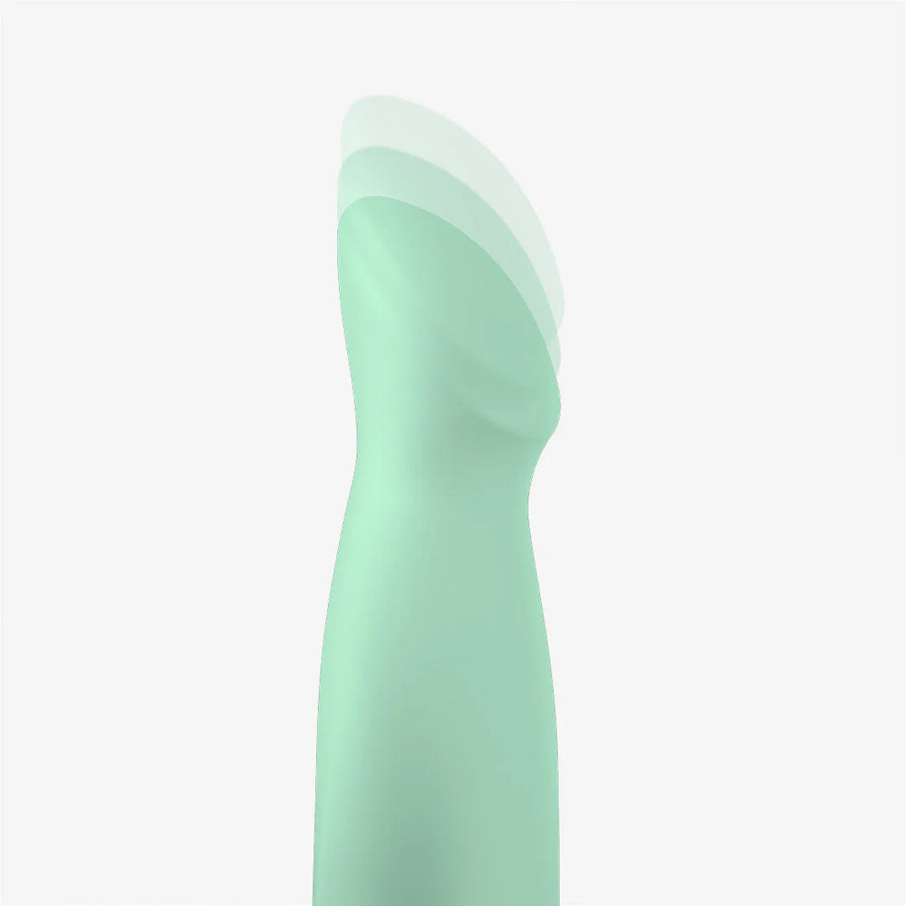 Fun Factory SUNDAZE Thrusting Vibrator – Pistachio Green, 17.5 cm USB Rechargeable, Body-Safe Silicone