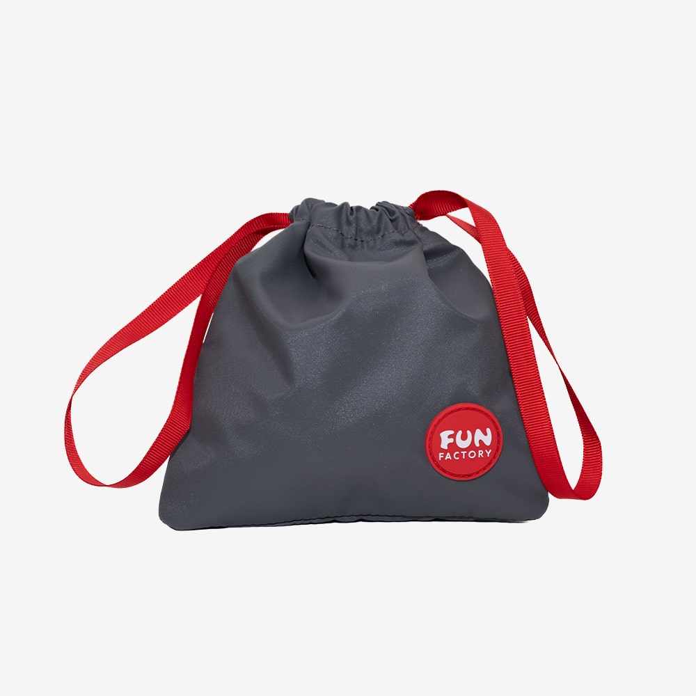 Fun Factory TOYBAG S Grey - Compact and Discreet Storage Solution for Wellness Toys - Small Size