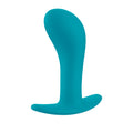 Fun Factory BOOTIE L Aquamarine - Body-Safe Large Anal Plug for All Genders (10.9 cm, Easy to Use)