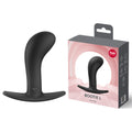 Fun Factory BOOTIE L Black - Body-Safe Silicone Large Anal Plug (10.9 cm, Gender-Neutral, USB Rechargeable)