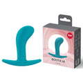 Fun Factory BOOTIE M Aquamarine - Medium Body-Safe Silicone Butt Plug (9.4 cm, Gender-Neutral, USB Rechargeable)