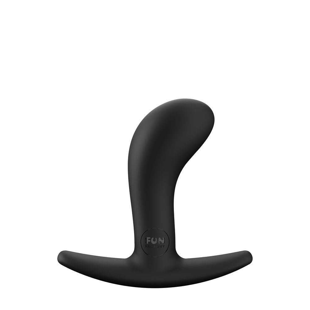 Fun Factory BOOTIE S Black - 7.9 cm Body-Safe Silicone Small Butt Plug for Wellness and Pleasure