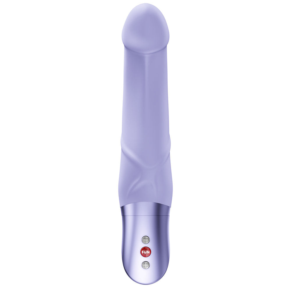 Fun Factory MR. BOSS - Body-Safe Silicone 21 cm Vibrator in Vibrant Purple (USB Rechargeable, G-Spot Stimulation)