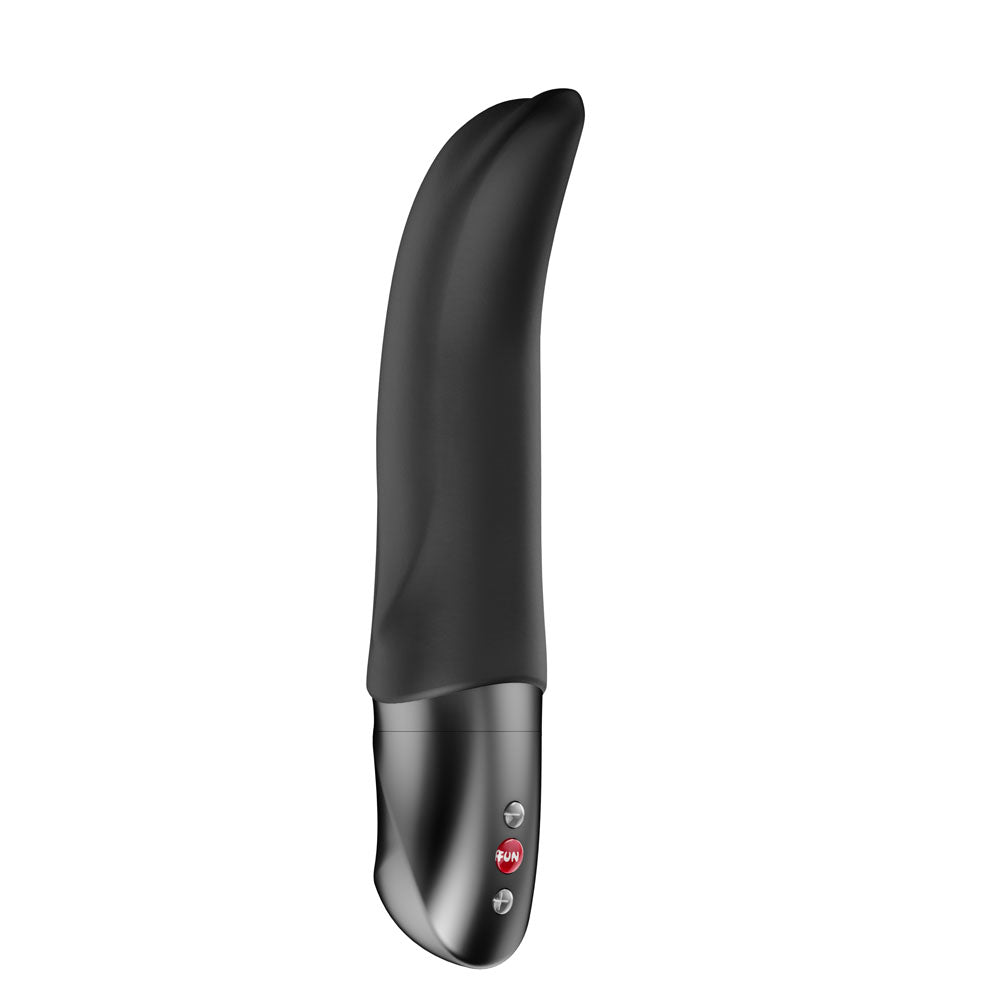 Fun Factory DIVA DOLPHIN Vibrator - Black (19.1 cm, Body-Safe Silicone, USB Rechargeable)
