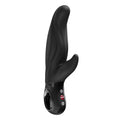 Fun Factory LADY BI Black – 21.8 cm USB-C Rechargeable Body-Safe Silicone Vibrator for All Genders