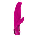 Fun Factory LADY BI Vibrator - Magenta (21.8 cm, USB-C Rechargeable, Body-Safe Silicone)