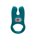 Fun Factory USB-C Rechargeable Cock Ring – Body-Safe Silicone – Bottle Green for Couples
