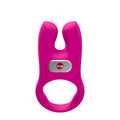 Fun Factory NOS Magenta - USB-C Rechargeable Vibrating Cock Ring for Enhanced Pleasure