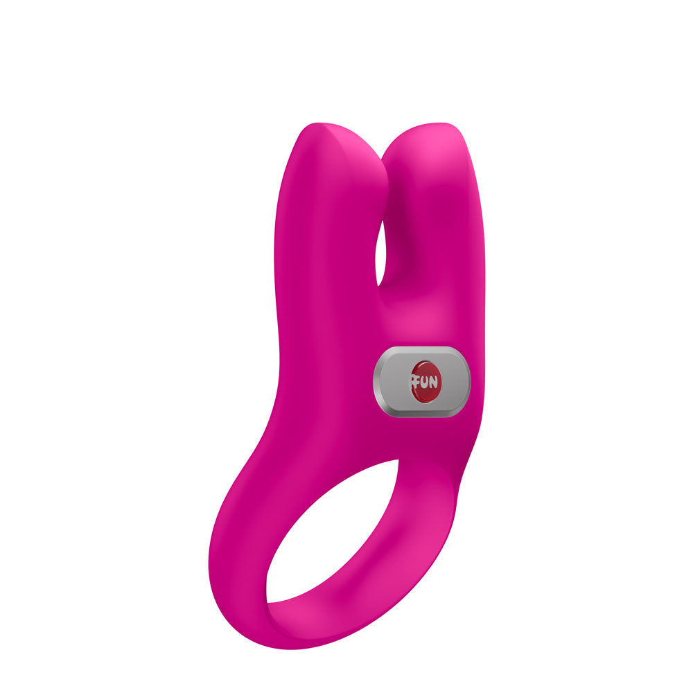 Fun Factory NOS Magenta - USB-C Rechargeable Vibrating Cock Ring for Enhanced Pleasure